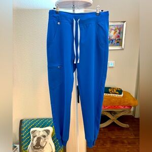 FIGS Zamora Jogger Scrub Pants Royal Blue S